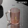 Copo de Enxaguante Bucal Transparente de Luxo Leve com Alça Caneca para Escovar Dente Sensação Avançada Copo para Água Fria Copo para Escova de Dentes de Estudante Copo para Lavar Casal