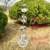 3 contas octogonais transparentes de acrílico decoração de casamento ornamentos de cristal de chumbo para caminho pingente de diamante contas de decoração de iluminação