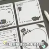 Gatinho Preto Papel Criativo Selos Adesivos Adesivos para Caderno Autoadesivo DIY Decorativos Padrão Pequeno Colar Pintura Notas Adesivas