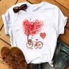 Desejo ebay Amazon Independent Station Loose Crew Neck AliExpress Creative Giraffe Camiseta de manga curta para mulheres