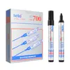Letu 700 Marcador Base Aceite Negro Expreso de Logística Especial Pluma de Cabeza Grande Cartón Carácter Grande Pluma Negra Gruesa No se Desvanece