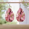 Nuevos Pendientes Acrílicos Transfronterizos con Diseños de Gota de Agua, Fondo Marino y Mariposa, Regalo de Navidad para Mujeres, Regalo para Amante