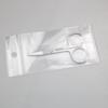 Tijeras de Maquillaje de Belleza de Acero Inoxidable, Tijeras de Herramientas de Belleza, Tijeras Seguras de Punta Redondeada para Vello Nasal, Tijeras de Punta Curva para Recortar Cejas