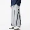 Pantalones de trabajo casuales estilo americano, talla grande, diseño de pierna recta, nueva colección primavera/otoño para hombre, modernos, corte holgado, versátiles, cortavientos e impermeables, largos