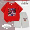 2023 nova camiseta God T-shirt tesouro de café roupas terno para meninos e meninas verão casual manga curta shorts terno de duas peças infantil moda 7