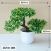 Adornos para Armario de Vino, Macetas, Flores de Plástico, Flores Artificiales, Adornos Decorativos de Bonsái Pequeño, Plantas Verdes, Flores, Metabo