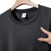 Sudadera con capucha para hombre para primavera y otoño 2025, estilo nuevo para adolescentes, corte holgado, negra, peso pesado, chaqueta sin capucha, versátil