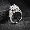 Nuevo Anillo Exagerado de Diamantes Completos Microincrustados para Mujer Joyería Yama Transfronteriza R5041b