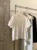 Camisa de Verano con Diseño Estilo Chic Coreano para Mujer, Top de Manga Corta, Estilo Coreano de Verano, Petite, Camisa para Mujer que Reduce la Edad