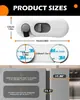 Cerradura para refrigerador, versión mejorada para protección infantil - adecuada para puertas de refrigerador, congelador, horno, gabinetes y cajones. Hecho de material ABS duradero, con respaldo adhesivo. No se requieren herramientas ni taladros. Blanco.