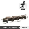 Pantalla de escritorio de oficina minimalista moderna estación de trabajo escritorio de computadora para empleados estación de trabajo para varias personas combinación de muebles para puestos de empleados