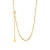 Cadena de plata esterlina S925 con forma de corazón y flecha, collar de plata esterlina, cadena de baile sin colgante, accesorios para clavícula, cadena simple.