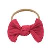 Faixa de Cabelo de Nylon com Nó Infantil Elástico para Cabeça Faixa Macia Headset Decorativo para Bebê Headset para Foto de Bebê