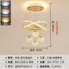 Lustre LED Criativo Moderno Minimalista com um Toque de Luxo Leve para Sala de Estar Iluminação Residencial