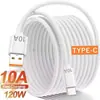 Cable de Carga Súper Rápida de 10A Adecuado para Huawei Tipo C 6A Carga Rápida 66Woppo Xiaomi Vivo Cable de Datos Largo