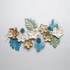 Decoraciones de Pared Florales Vintage de Hierro Moderno Decoraciones de Pared de Metal Colgante de Pared de Entrada Fondo de Pared Creativo Decoraciones Colgantes de Pared de Flores