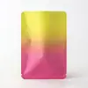 Saco Cego Personalizado de Fábrica com Brilho Aluminizado Dupla Face, Saco Selado para Joias, Saco de Embalagem Alimentícia Líquida com Boca Plana e Folha Aluminizada