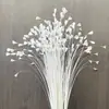 Nueva hierba de pavo real de simulación flor de simulación decoración de boda flor fuegos artificiales de simulación coloridos decoración de flor artificial diseño de boda
