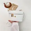 Bolsa Cruzada para Maquillaje 2026, Estilo Bosque para Mujer, Bolso de Hombro Único de Caja de Paja, Bolso de Playa, Bolso de Mano, Bolso Cuadrado Pequeño Estilo Hada