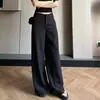 Pantalones de Traje de Moda Estilo Old Money, Elegantes y Adelgazantes, Pantalones Largos Casuales Versátiles, Nuevo Diseño para Primavera y Verano, Ajuste Holgado Retro, Extra Largos
