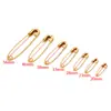 Acero Inoxidable que Conserva el Color Pinza para Papel Larga Broche Chapado en Oro Conector DIY Versátil Accesorios para Ropa Accesorios Venta al por Mayor