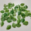 Hojas de Té Transparente Acrílico Hojas Verdes Transparentes Cuentas Hechas a Mano DIY Hojas de Flor de Fénix Hojas de Plumas Hojas Transparentes