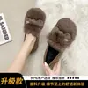 Novos Sapatos Peludos da Moda Estilo Coreano Outono/Inverno 2026, Sola Grossa, Forrados com Lã, Quentes, Tendência, Sapatos de Algodão Femininos, Mocassins