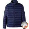 Chaqueta acolchada de algodón ligero anti-temporada para hombre, ultra delgada, ligera, fina, talla grande, para hombre gordo, nueva