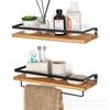 Estante de pared Estante de almacenamiento de cocina Estante de almacenamiento de inodoro de baño Estante de pared de múltiples capas Estante de almacenamiento