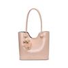 Bolsa Tote de Grande Capacidade para Mulheres Estilo Coreano Nova Moda Bolsa de Mão Versátil Primavera 2025 Nicho Bolsa de Ombro Simples para Mulheres