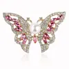 Broche Elegante de Borboleta de Alta Qualidade Dongdaemun Pin Feminino de Alta Qualidade 2024 Nova Moda Acessórios de Corsage de Design Nicho