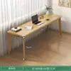 Mesa Dupla, Mesa Longa com Pés de Madeira Maciça, Mesa Estreita Contra a Janela e a Parede, Mesa de Escritório, Mesa para Computador, Mesa de Trabalho, Quarto de Casa
