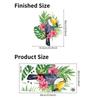 Shangyi SP-S0260 - Adhesivo de pared autoadhesivo con diseño de pájaro y planta tropical, para decoración de fondo de dormitorio, venta al por mayor transfronteriza