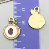 Série Frutas Gota de Óleo Acessórios para Joias DIY Pingente de Morango Cereja Pingente Pulseira Colar Liga Transfronteiriça Pingente