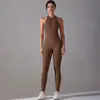 Mono de Yoga Todo en Uno con Cremallera Europeo y Americano para Mujer, Body Deportivo con Corte, Espalda Hermosa, Ropa para Correr y Fitness, Mono