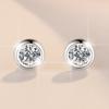 Pendientes Transfronterizos de Plata S925 para Perforación de Oreja, Pendientes de Burbuja, Simples y Elegantes, Pendientes de Moissanita de Alta Gama, Directo de la Fábrica Fuente