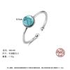 PAG & MAG Anillo de Plata S925 Anillo Abierto Plata Tailandesa Juego Aobao Tamaño Ajustable Anillo de plata Simple y Elegante