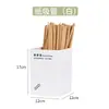 Xi Tea Juego de Cinco Piezas Mostrador de Bar Caja de Almacenamiento Resistente a Caídas de PC Juego de Cinco Piezas Juego de Caja de Taza de Papel para Café y Cuchara para Helado