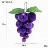 Bolinha de Natal cacho de uva artificial Bolinha de Natal Enfeite de árvore de Natal Bola de plástico Bola brilhante Bola pendurada decorativa para decoração de cena de atmosfera