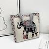 Bolsa de Hombro Thai Transfronteriza con Elefante Bordado Moda para Mujer Nueva Bolsa de Lona Portátil de Gran Capacidad para Mujer