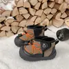 Botas de Nieve de Terciopelo Kidsren Otoño e Invierno 2025, Zapatos Deportivos Suaves de Algodón Ligeros y Cálidos para Exteriores para Niños y Niñas, Zapatos de Algodón para Bebés y Niños Pequeños
