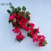 Simulação triângulo ameixa parede pendurado teto de casamento arco flor linha comércio exterior decoração de casa flor falsa fotografia adereços atacado