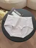 Ounofeng Classe a Algodão de Bebê Roupa Íntima para Meninas Cintura Média 10A Antibacteriano Virilha de Seda de Amoreira Calcinhas com Virilha Estendida de 16cm para Mulheres