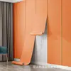 Explosiones transfronterizas generación papel tapiz de lino autoadhesivo impermeable a prueba de humedad tela de pared decorativa pegatinas de pared feas al por mayor papel tapiz