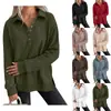 Outono/Inverno 2026 Novo Moletom Pulôver Feminino Moda Cruzada Europeia e Americana com Fendas Laterais, Fivela de Metal, Gola Reversível, Cor Sólida, Estilo Casual