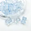 Oso de Vidrio Agujero Vertical Luz Fantasía Agujero Recto Accesorios de Cristal Hecho a Mano DIY Cadena para Teléfono Móvil Pulsera Collar Accesorios de Cuentas
