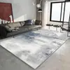 Alfombra Minimalista Italiana de Lujo Ligero Terciopelo de Cristal Decoración del Hogar Sala de Estar Alfombra Grande Lujo Ligero Sensación de Alta Gama Resistente a Manchas Alfombra de Mesita de Noche