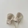 Guantes Coreanos para Niños Qiunan, Nuevo Estilo Otoño e Invierno, Color Sólido, Sencillos, Cálidos, de Dedo Completo, con Cuerda para Colgar en el Cuello para Bebés