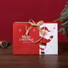 Bolsa de Papel Creativa para Nochebuena con Manzana, Bolsa de Regalo de Mano, Bolsa de Regalo, Fruta Ping an, Bolsa de Embalaje para Fruta Navideña
