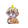 Cazador de demonios: Kimetsu No Yaiba Tanjiro Colgante de Fieltro Llavero de Mochila Lindo de Alto Valor Adorno Colgante de Tela No Tejida Periférico de Anime